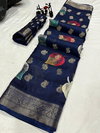 Wow Jacquard Border Small Flower Printed Sarees Wholesale Shop In Surat
